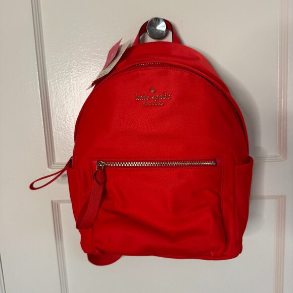 kate spade | Bags | Kate Spade Chelsea Nylon Backpack Red  display picture 1